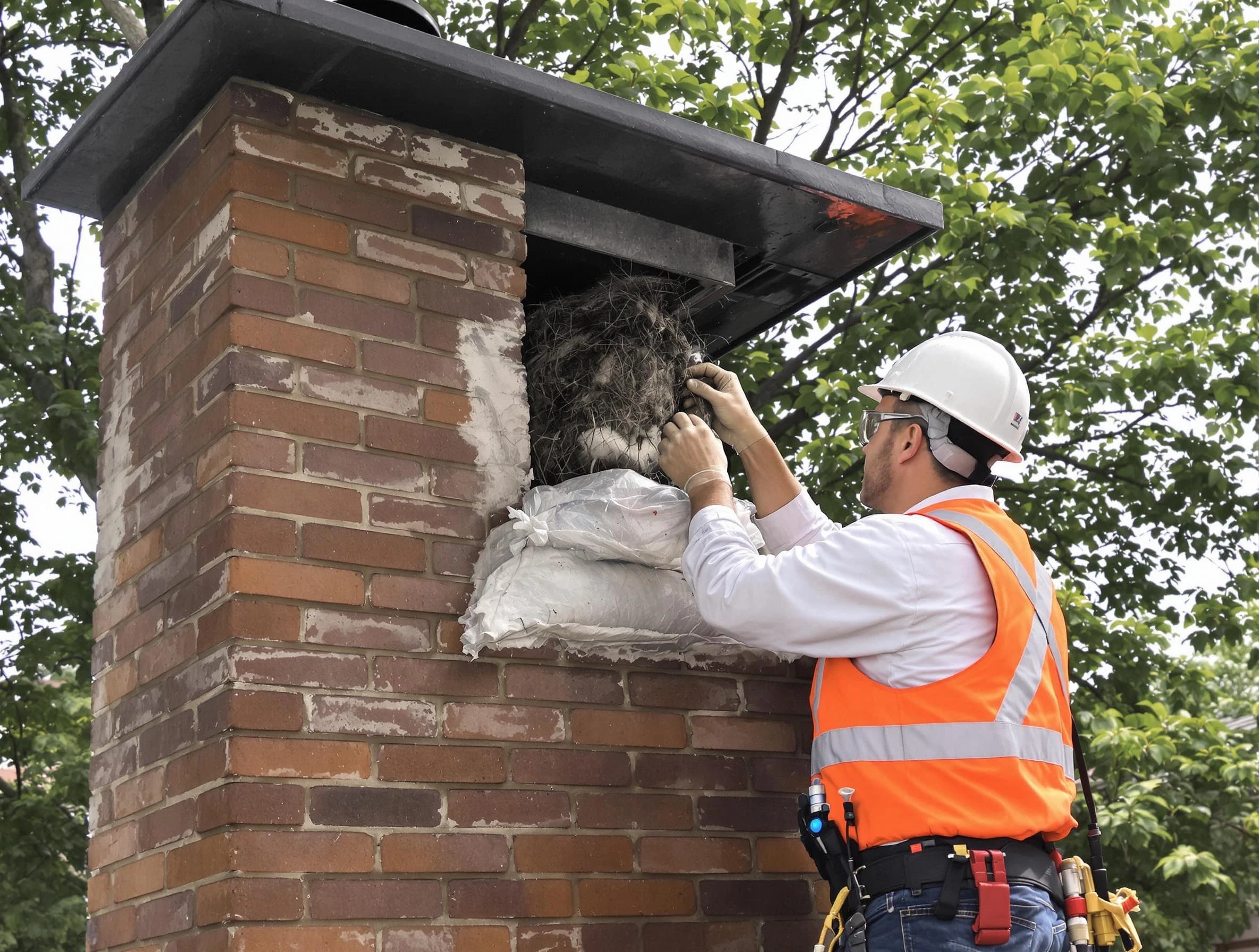 Humane removal of debris and animals by Acworth Chimney Sweep in Acworth, GA