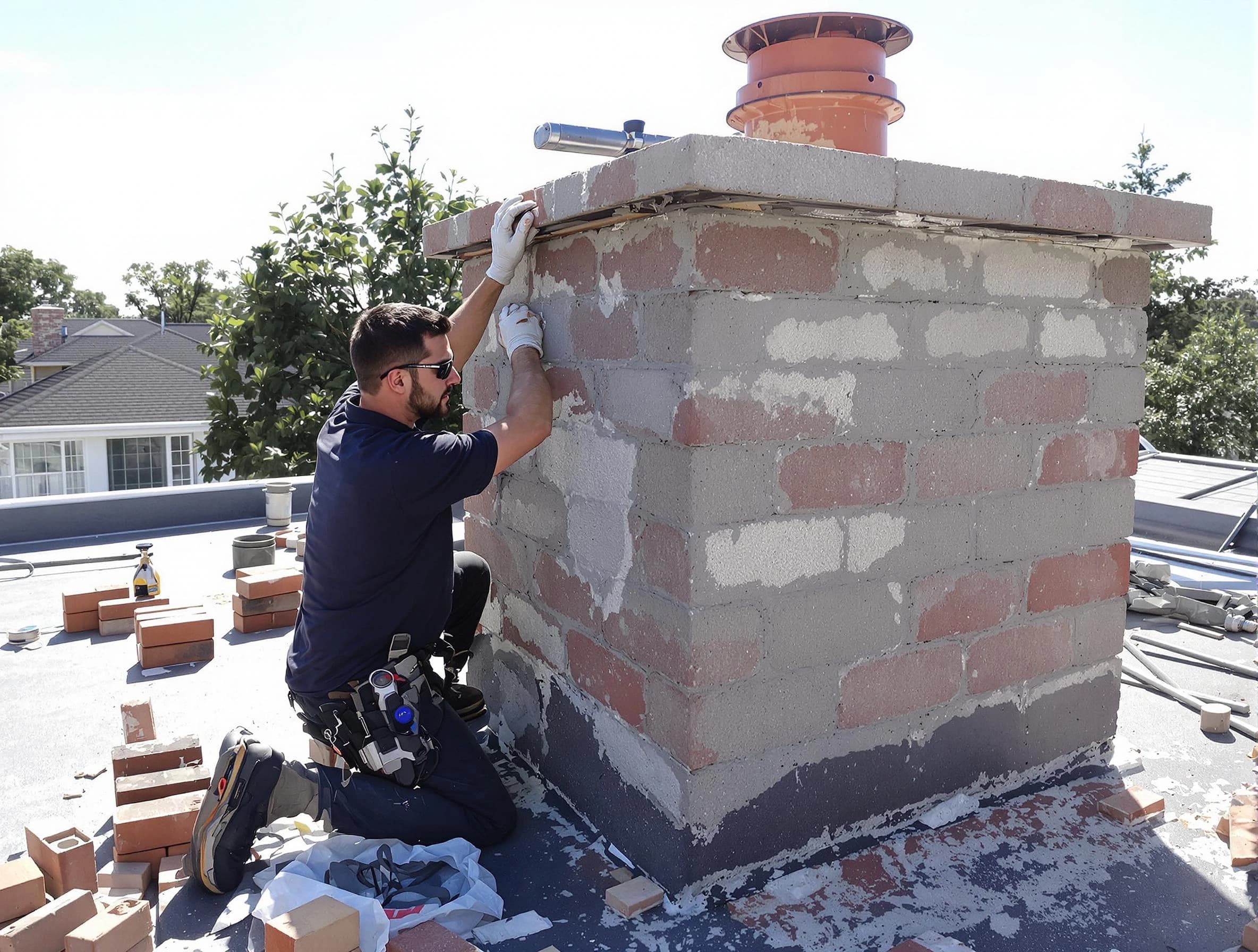 Advanced chimney repair process by Acworth Chimney Sweep in Acworth, GA