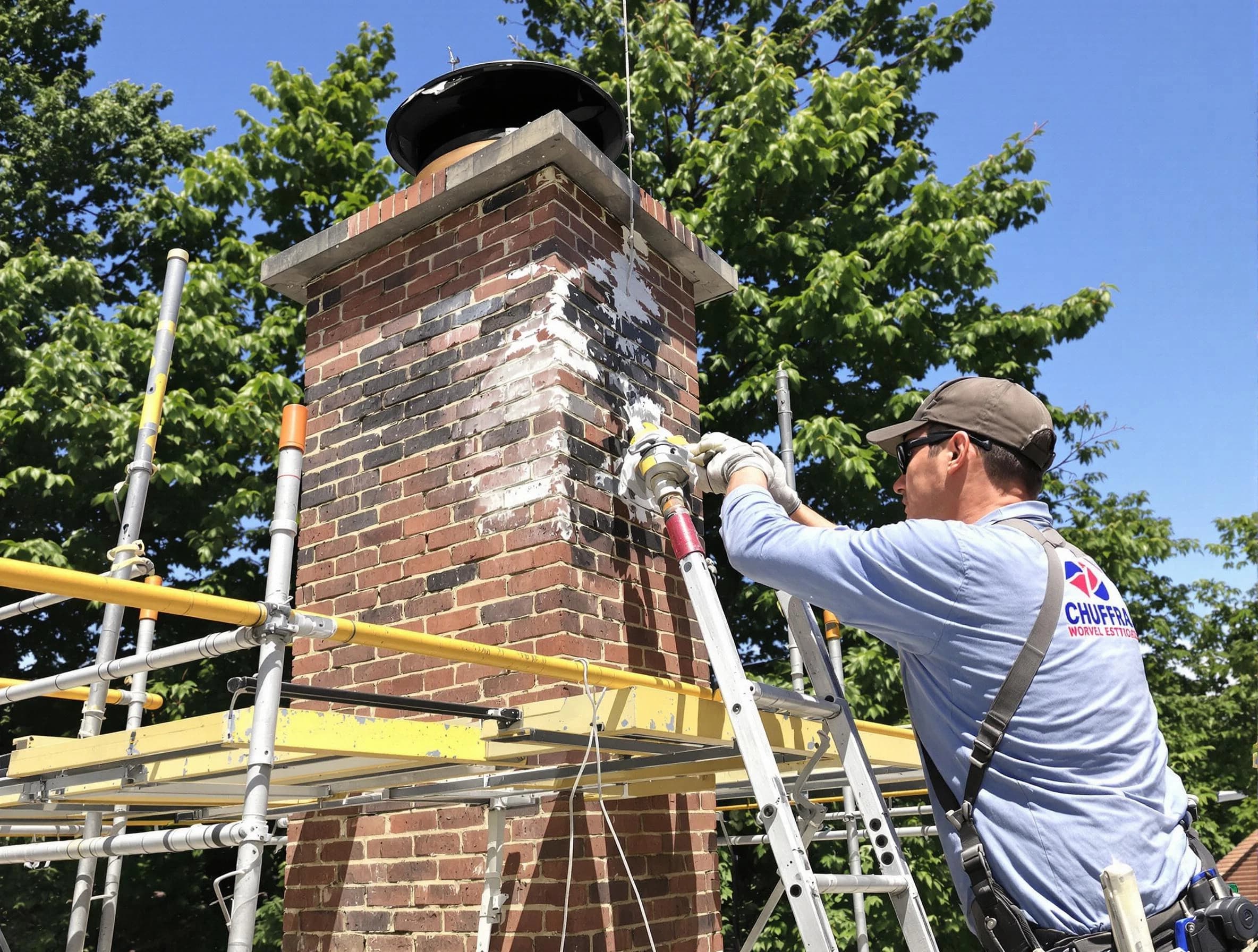 Structural chimney repair by Acworth Chimney Sweep in Acworth, GA