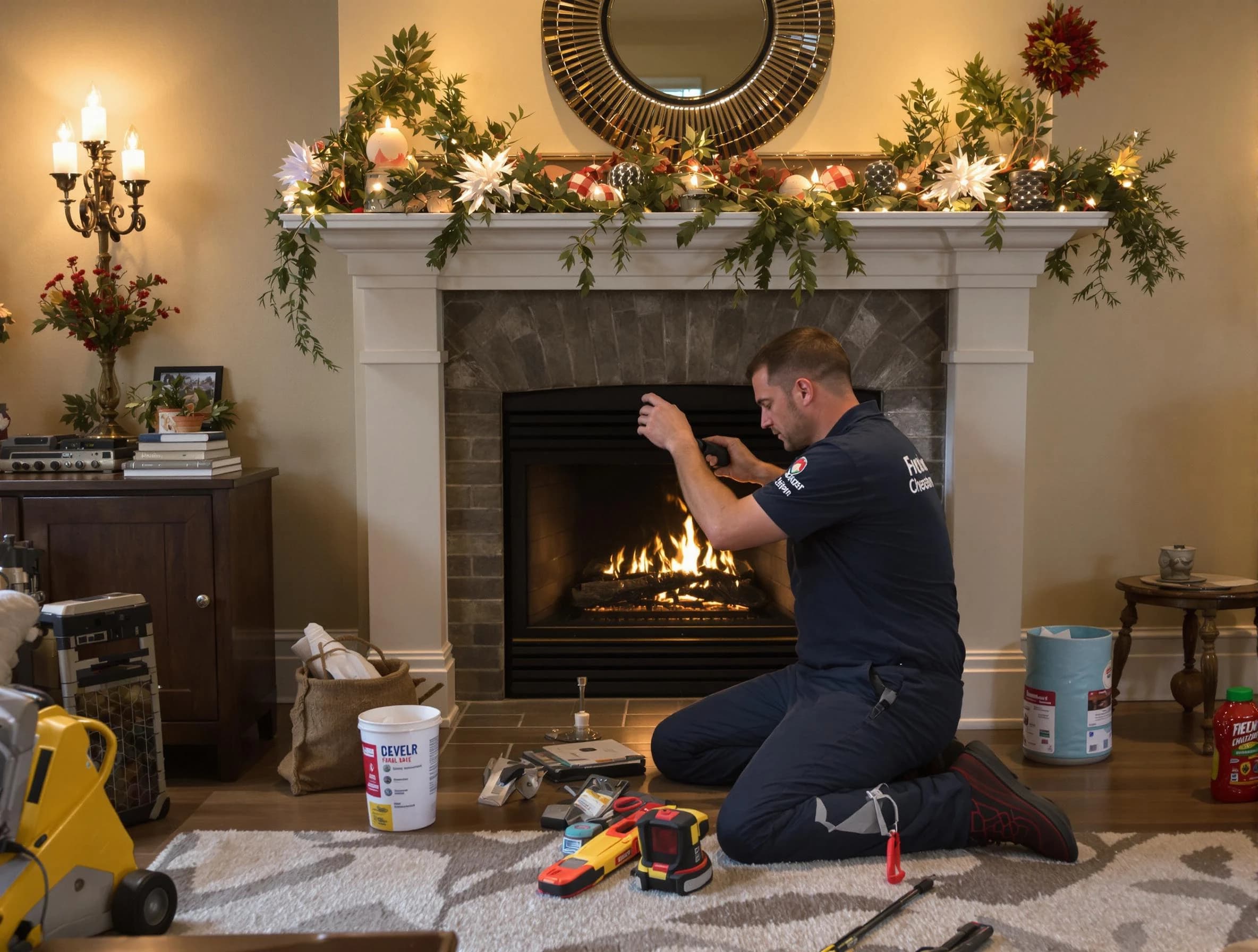 Acworth Chimney Sweep offering fireplace maintenance services in Acworth, GA