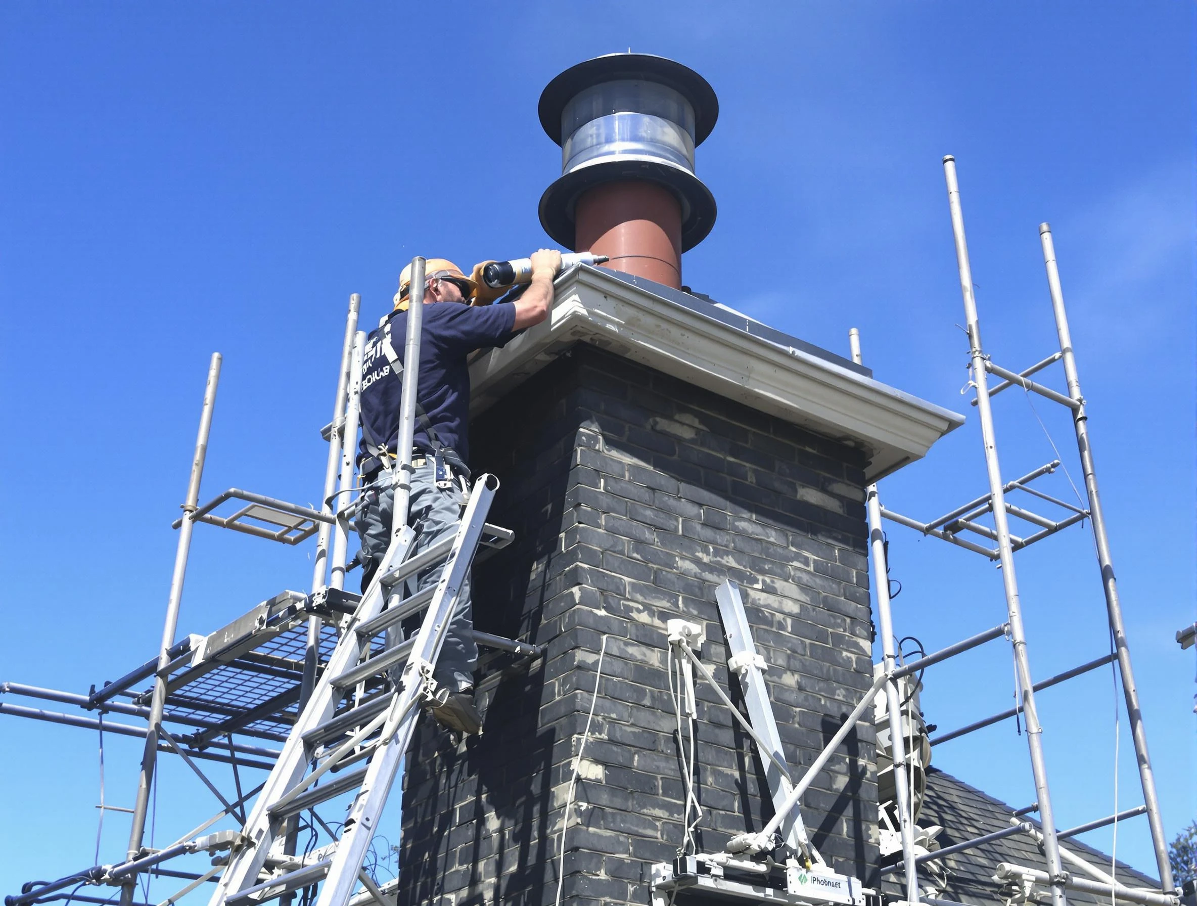 Sturdy chimney crown finished by Acworth Chimney Sweep in Acworth, GA